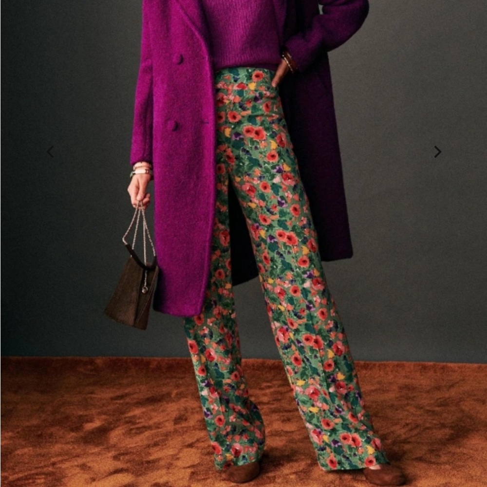 SEZANE Baptisto floral print high waisted trousers - excellent condition